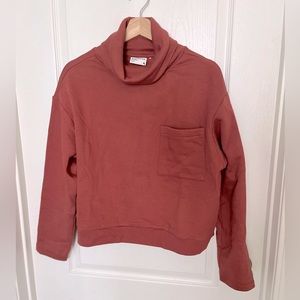 Frank and Oak Fleece Mockneck Sweater